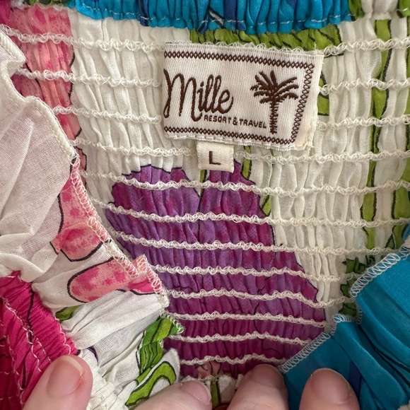 Mille Kiki Floral Print Off the Shoulder Minidress - Picture 3 of 8